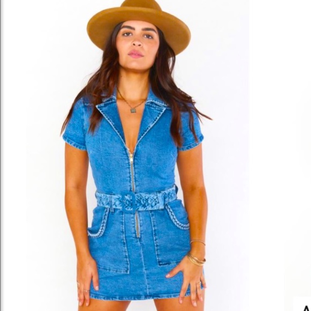 Show Me Your Mumu Outlaw Blue Denim Dress